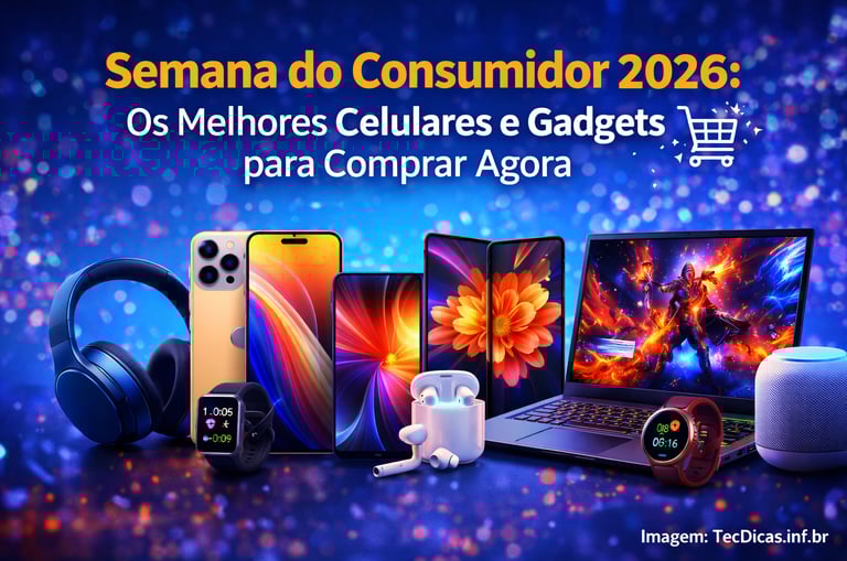Semana do Consumidor 2026: Os Melhores Celulares e Gadgets para Comprar Agora