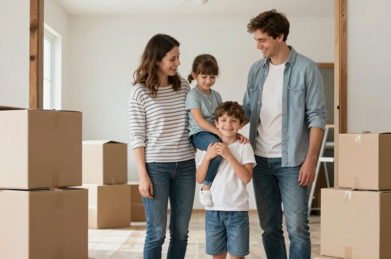 Bright living room with modern inventory