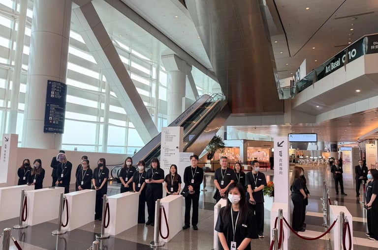 Info Salons access control at Art Basel Hong Kong 2026