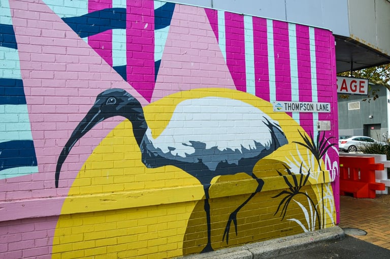 Mural by Melanie Caple in Frankston