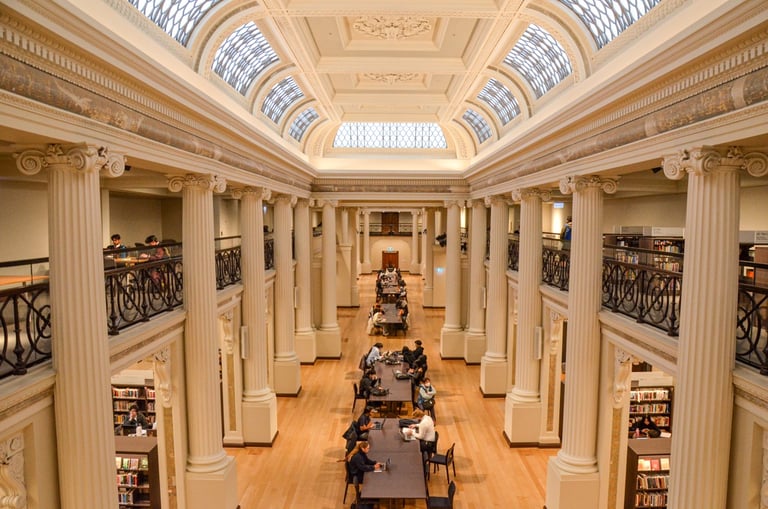 Ian Potter Queen's Hall in the State Library Victoria in Melbourne