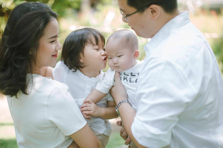 family photography at The Ritz-Carlton Bali Nusa Dua