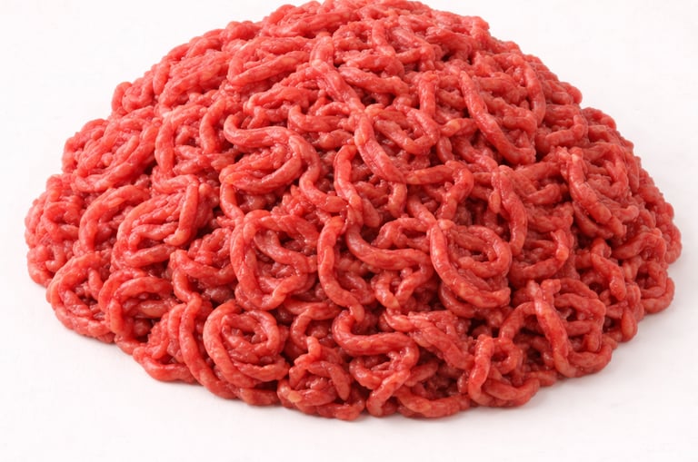 Fresh minced beef halal export