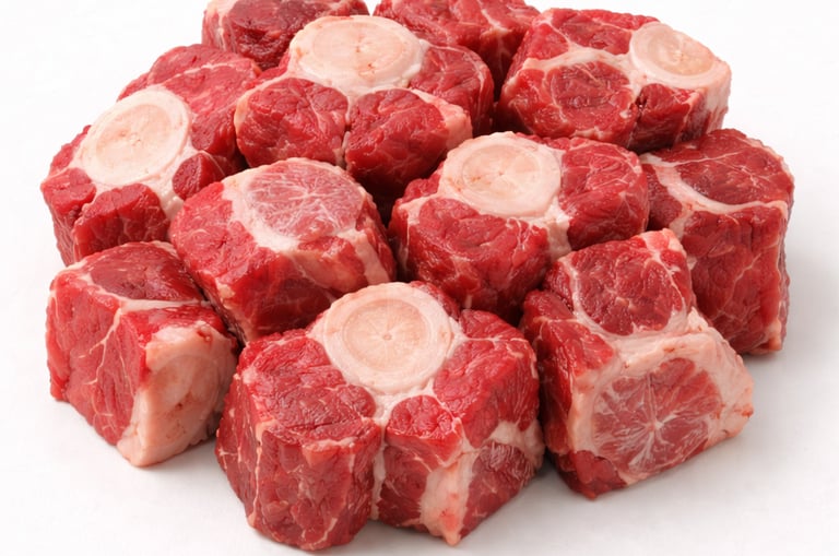 Bone-in beef curry cut export