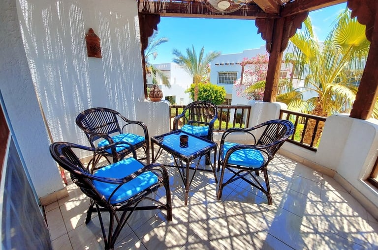 2 BEDROOM APARTMENT WITH SPACIOUS BALCONY IN DELTA SHARM 