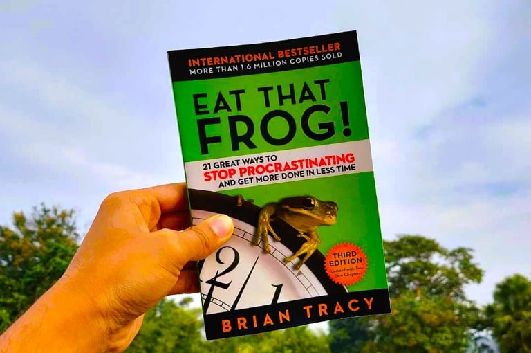 Book of the Month (Nov 2026): Eat That Frog! by Brian Tracy - Student Guide to Beat Procrastination
