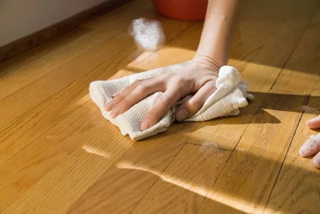 Water-resistant kitchen and bathroom flooring designed for moisture and heavy foot traffic.