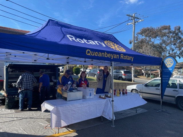 Community Service bbq for the Legacy Torch Relay in August 2023
