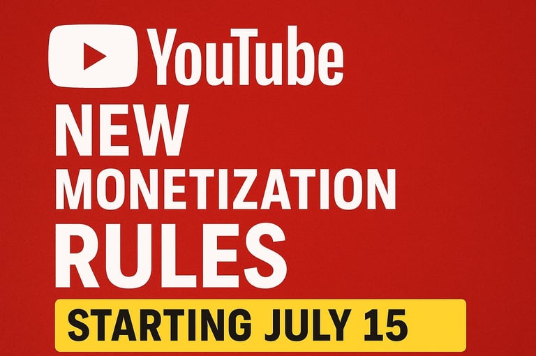 youtube new monetization