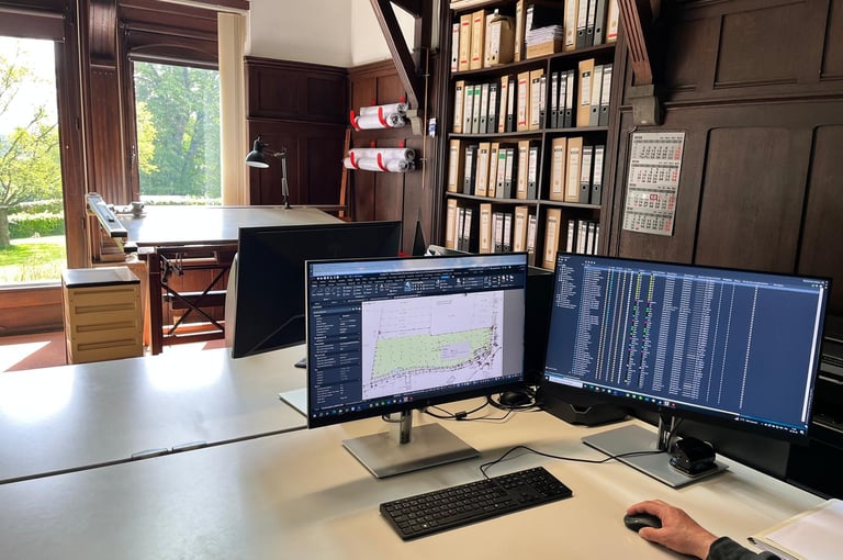 Photo d'un poste de travail au bureau