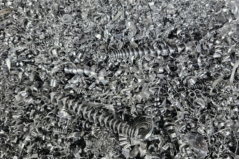 Rebaba de aluminio para fundición industrial en Querétaro
