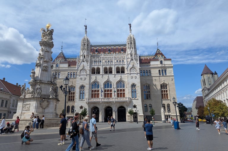 Our Lady of Buda Church on Castle Hill in Budapest, Hungary.