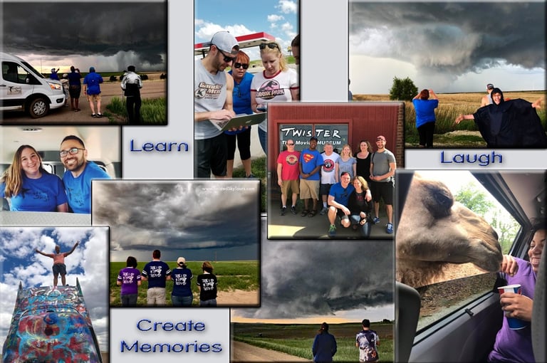 Storm chasing in tornado alley small group tours.