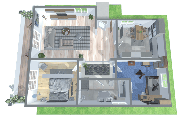 Home Design Floor Plan by Kemper Apps
