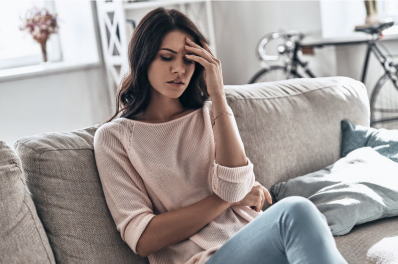 Woman in Hove experiencing fatigue and hormonal changes