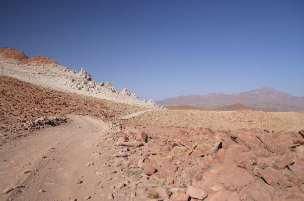 The road from Tupiza to Uyuni