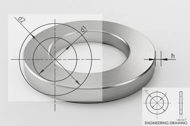 Washer Specification DIN 125 ISO Equivalent
