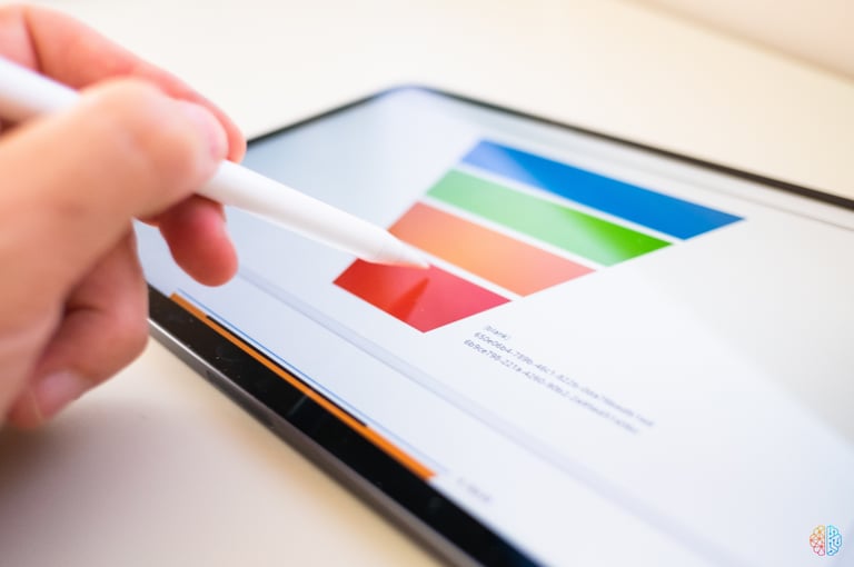 Curso de Profissional do Futuro: Uma mão e uma caneta escrevendo em um tablet