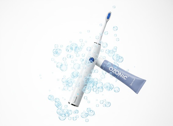 Pack gingivitis; electric toothbrush and ozone toothpaste hygiene-precision.com