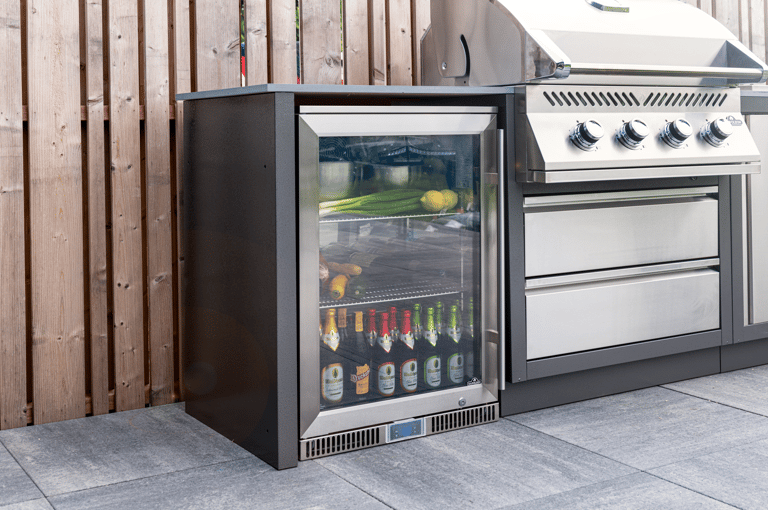 Napoleon fridge for Outdoor BBQ Kitchen