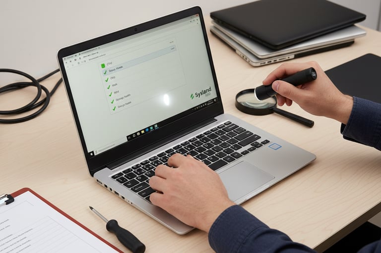 Revision de laptop Sysland Quito