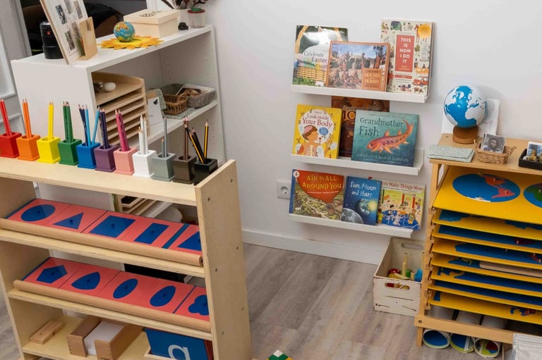 Culture and Geography Corner in the Montessori Nook