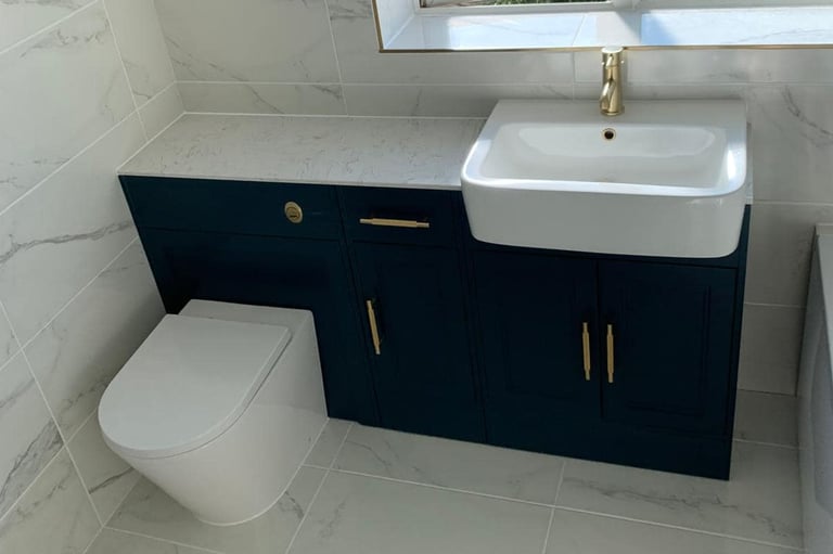 Shower and bath installation completed by AXM Plumbing Services in Pershore