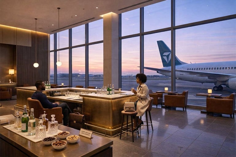 Premium airport lounge