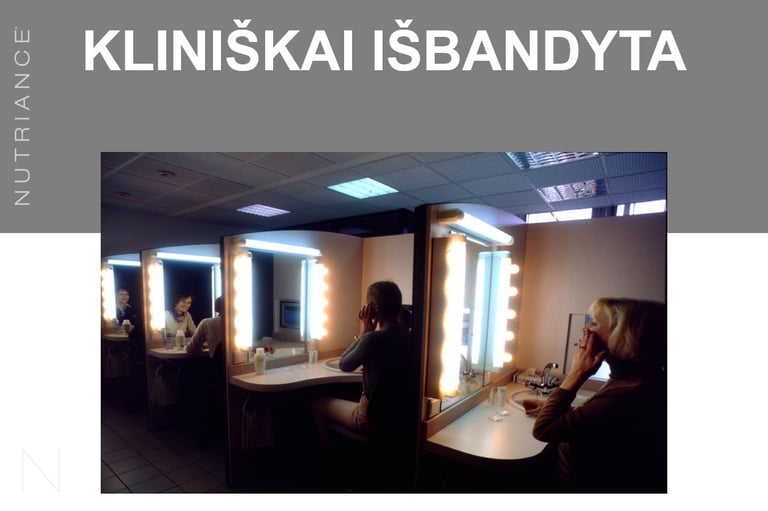 #Kliniškai išbandyta kosmetika