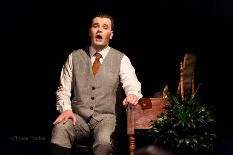 Costume de golf, Alfredo dans La Traviata. Festival Lyly 2018