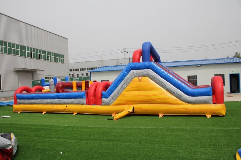 40ft multicolor obstacle course