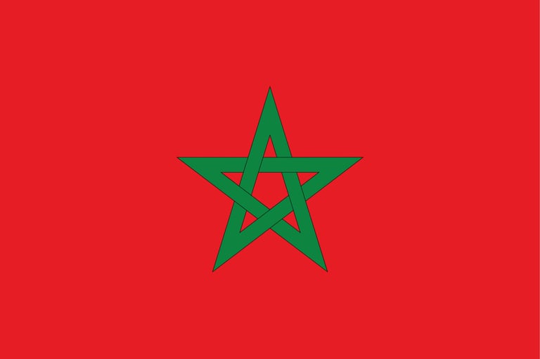 Flagge Marokko