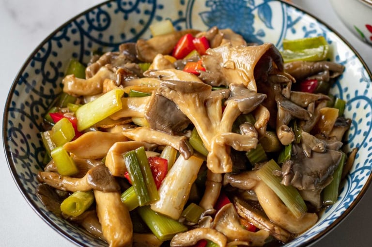Oyster Mushroom Stir Fry
