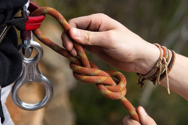 Students learning teamwork and resilience through outdoor education activities in South Australia.