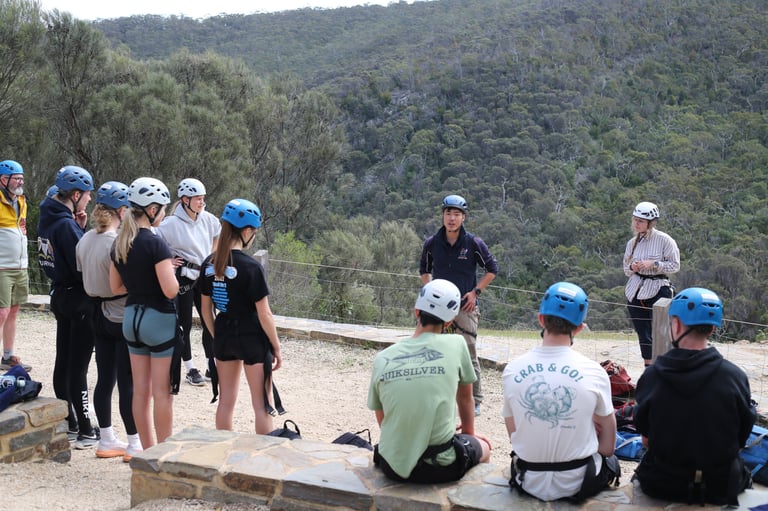 Hands-on adventure programs that promote leadership, teamwork, and safe outdoor exploration.