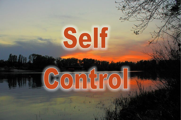 Self Control - Christian Resource Library