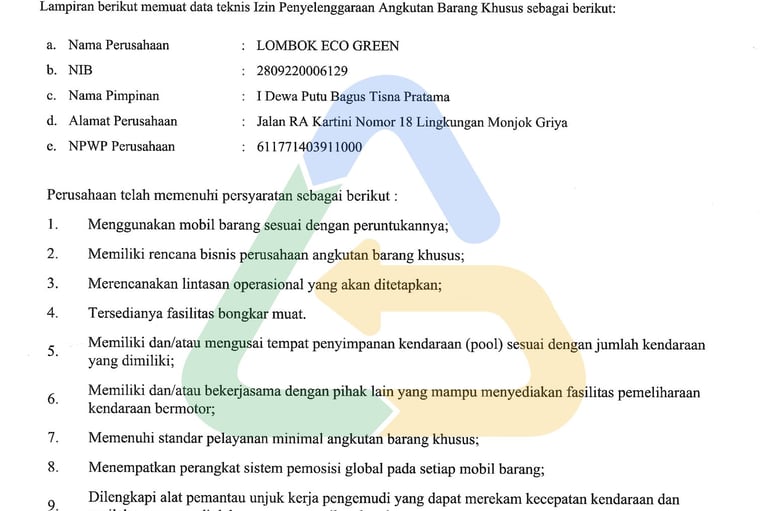 Berkas legalitas