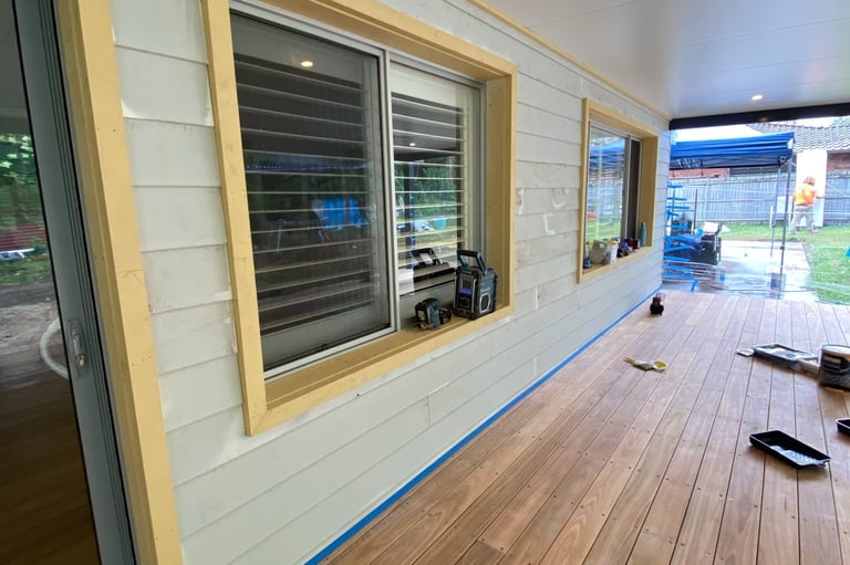 exterior walls preparation