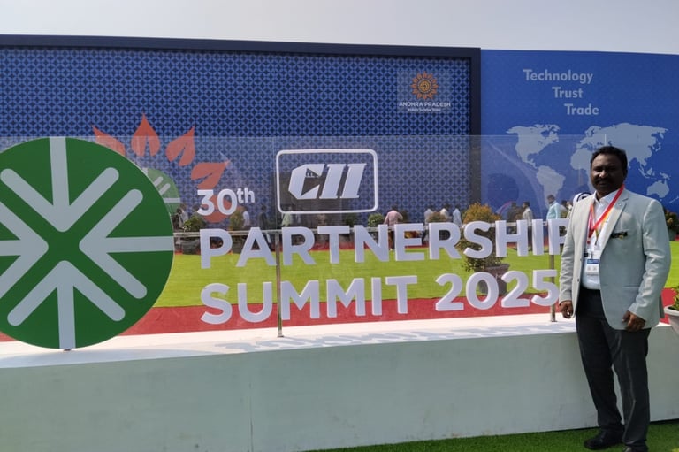 G Vimal Kumar CTO Cyber Privilege 8977308555 in 30th CII PARTNERSHIP SUMMIT 2025 Visakhapatnam