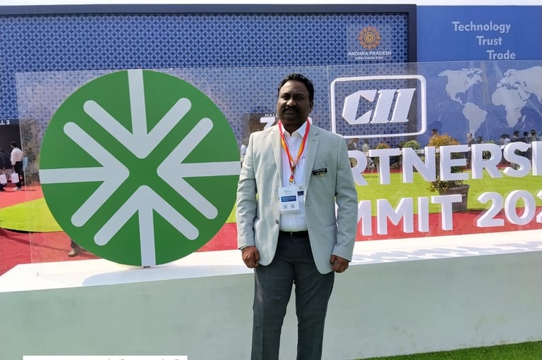 G Vimal Kumar CTO Cyber Privilege 8977308555 in 30th CII PARTNERSHIP SUMMIT 2025 Visakhapatnam