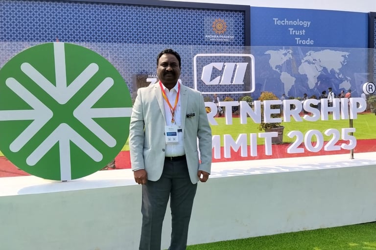 G Vimal Kumar CTO Cyber Privilege 8977308555 in 30th CII PARTNERSHIP SUMMIT 2025 Visakhapatnam