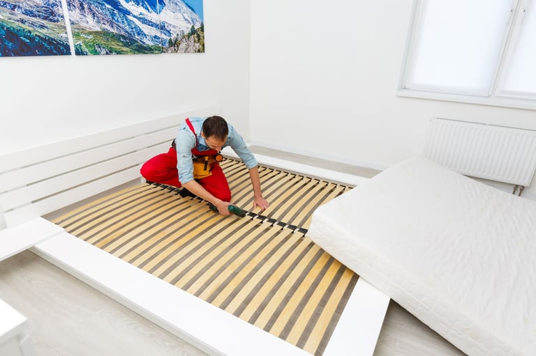 Flat pack Furniture assembly