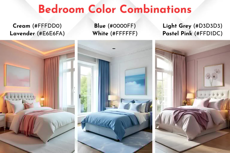 Best Bedroom Color Combinations