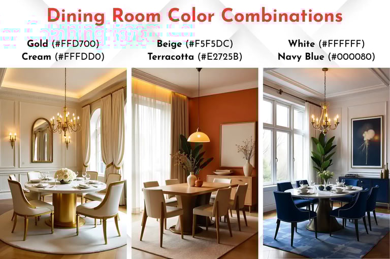 Best Dining Room Color Combinations