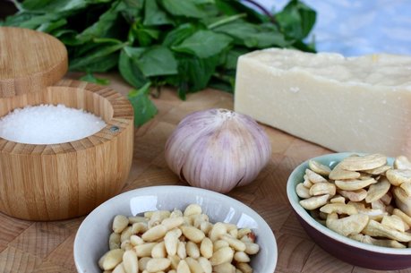 ingredients needed for Thai basil pesto