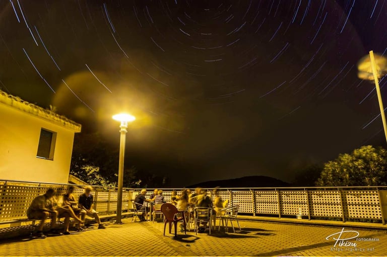 Terraza Centro Social. Peñacerrada (Álava)