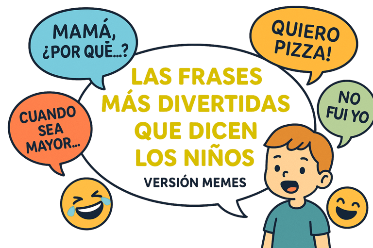 Las frases más divertidas que dicen los niños