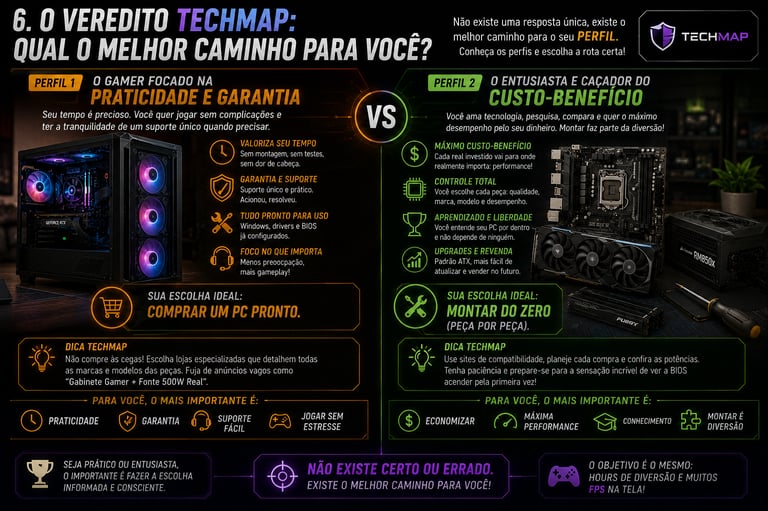 Comparison of buying a pre-built gaming PC versus building a custom computer with hardware components.