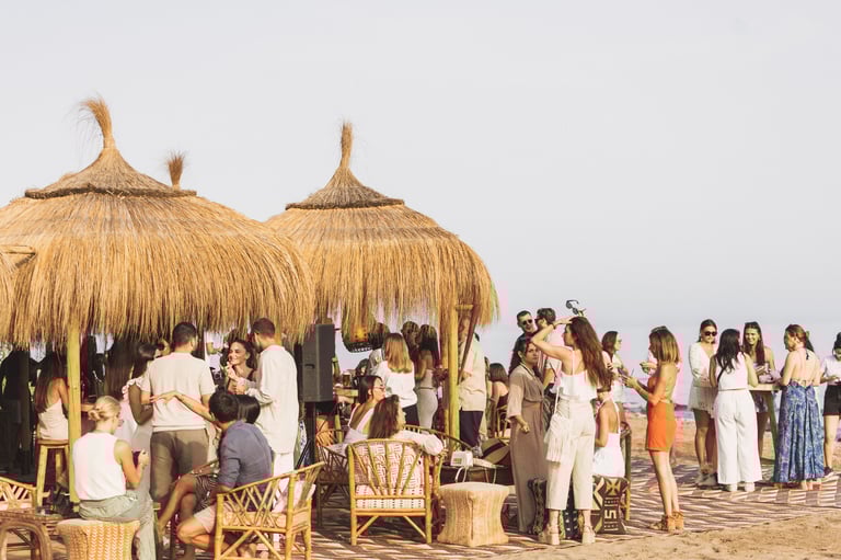 The organic wood architecture of Trocadero Zanzibar at Rio Real Beach, an exclusive African-inspired