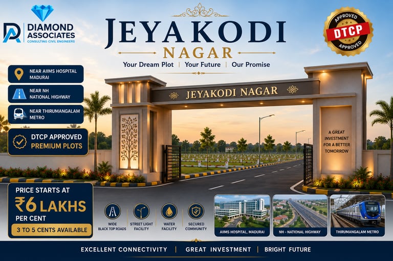 dtcp site near AIIMs hospital madurai